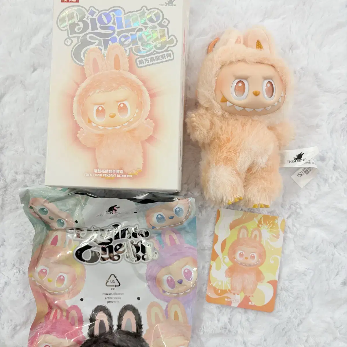 POPMART☆ THE MONSTERS HIGHLIGHT SERIES HAPPINESS KEYRING Genuine Pop Mart Labubu Keyring The Monsters Highlight