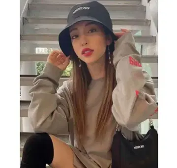 mirror9 블랙 나일론 버킷 햇