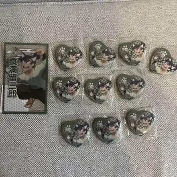 난자 타운 닌자마 식만루 사부로 하트 캔뱃지 10개 클리어 시트