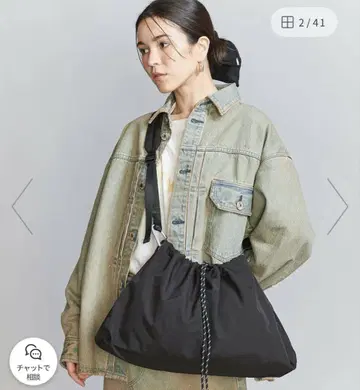 BEAUTY&YOUTH UNITED ARROWS 숄더백 블랙