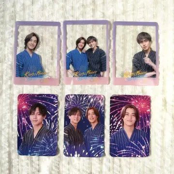King & Prince와 불꽃놀이 카드 세트