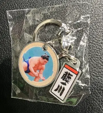 스모 가챠 후지노카와 나고야 장소 한정판 더블 참 메탈 키링
