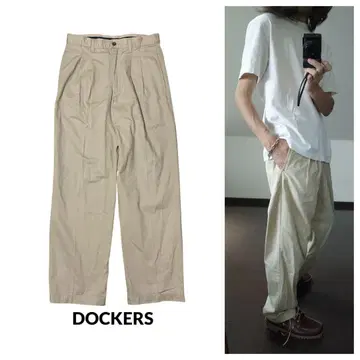 DOCKERS 다커스 빈티지 치노 팬츠 클래식 투 턱