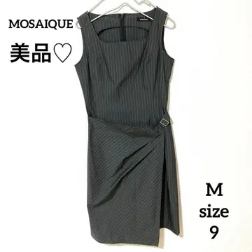 MOSAIQUE 모자이크 슬리브리스 원피스 그레이 M 사이즈 9