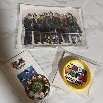 Snow Man Snow World 굿즈 세트
