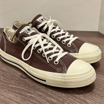 CONVERSE ALL STAR 브라운 캔버스 스니커즈 28.0