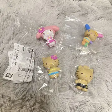산리오 모두 함께 바캉스 피규어 4종 세트