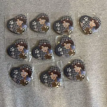 닌자 타마 난자 타운 하트 캔뱃지 10개 야마다 리키치