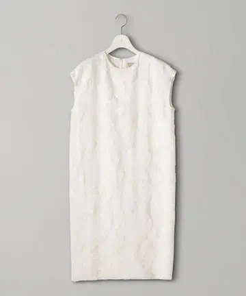 UNITED ARROWS UBCS 컷 자카드 크루넥 원피스