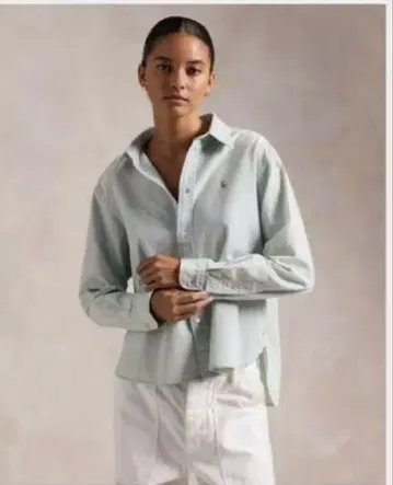 Ralph Lauren 릴랙스 핏 긴팔 셔츠