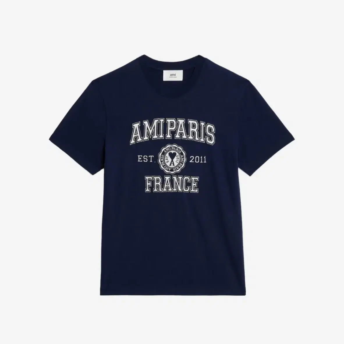 【AMI】 Cotton Short Sleeve T-Shirt 【SALE】★追跡/送料込み T-shirt Ami Blue size M International in Cotton - 38901780