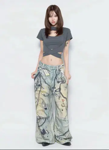 더레드스레드 S 프린트 스웨트1 토이