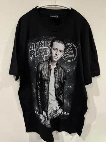 LINKIN PARK 그래픽 티셔츠 블랙