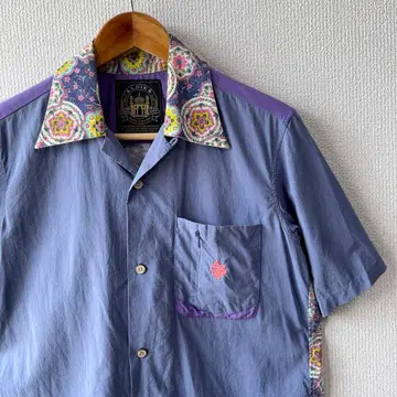 ALDIES 오픈 카라 반팔 셔츠 S 루디즈 오픈 카라