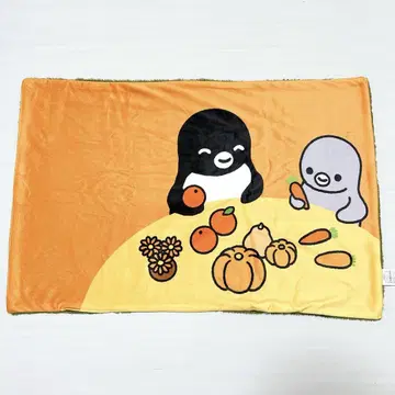 Suica 펭귄 수박 펭귄 담요 무릎 담요 기모