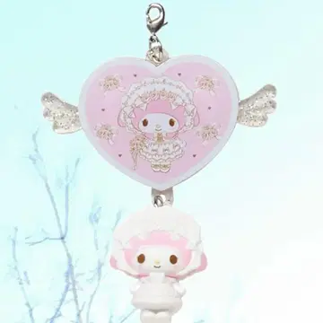 My Melody & Kuromi 테마 스토어 한정판 참 A 화이트 보닛