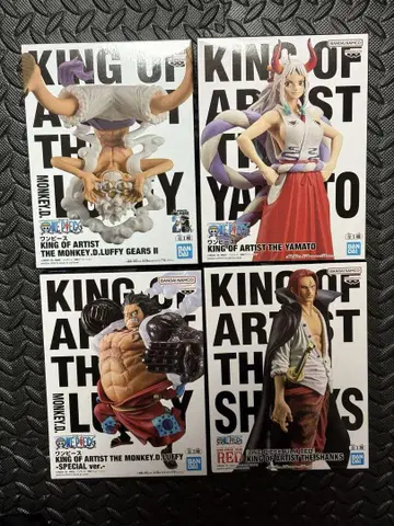 원피스 KING OF ARTIST 4개 세트 루피 야마토 샹크스
