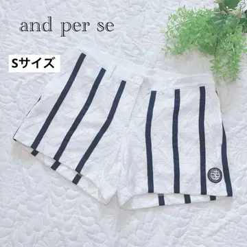 앤퍼시 숏 팬츠 레이스 스트라이프