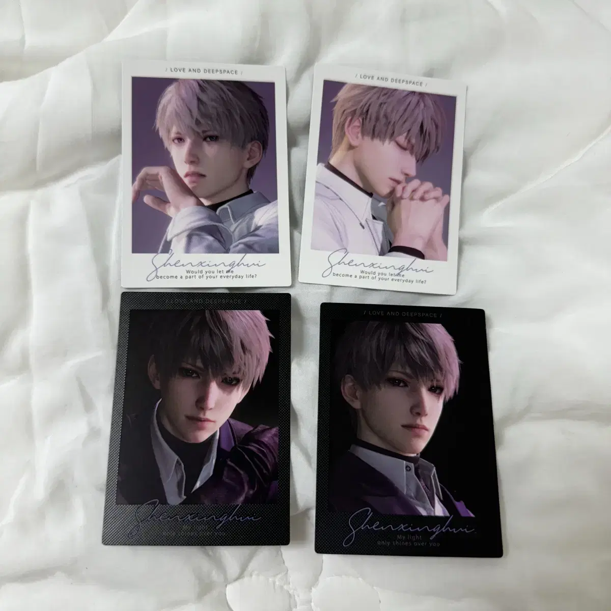Love and Deepspace Sunghoon Calendar Photocard Cheki on