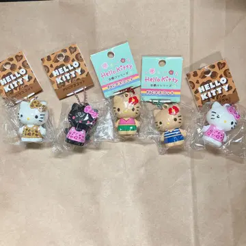 산리오 헬로키티 PVC 마스코트 키링 세트