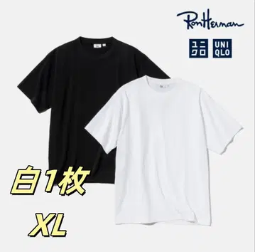 Ron Herman 유니클로 화이트 티셔츠 XL 사이즈