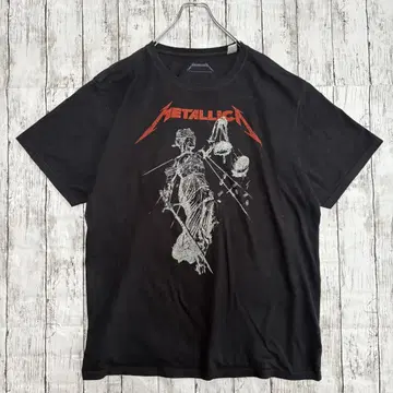 US 구제 의류 METALLICA 메탈리카 밴드 티셔츠 양면 프린트