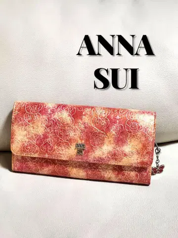 새상품급 ANNA SUI 장지갑 라운드 지퍼