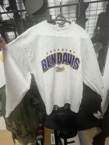 BEN DAVIS 긴팔 셔츠 화이트