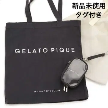gelato pique 호비 토트백 칼리 파우치 토트백 블랙