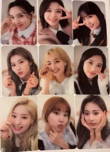 TWICE dicon 트레이딩 카드 세트