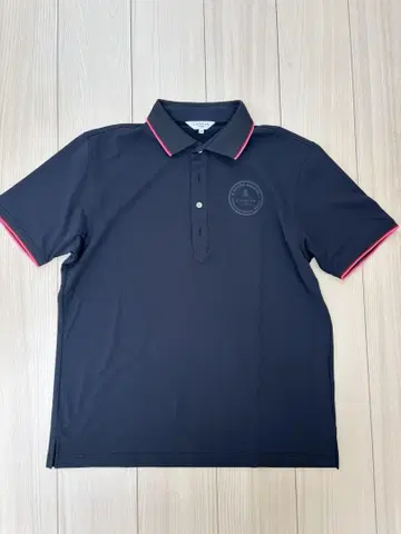LAVINNI 피케 셔츠 레드 블랙 42
