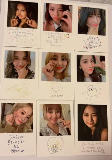 TWICE dicon 트레이딩 카드 세트