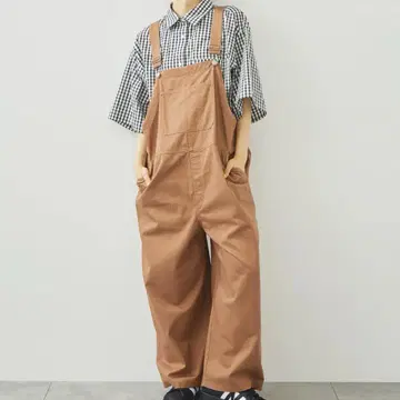 사만사 모스모스 살로펫 브라운 SM2 오버롤 팬츠