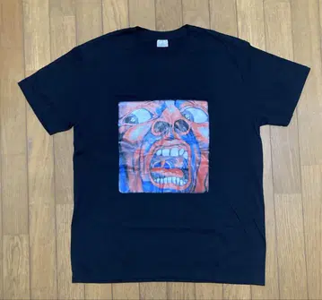 킹 크림슨 티셔츠 블랙 XL