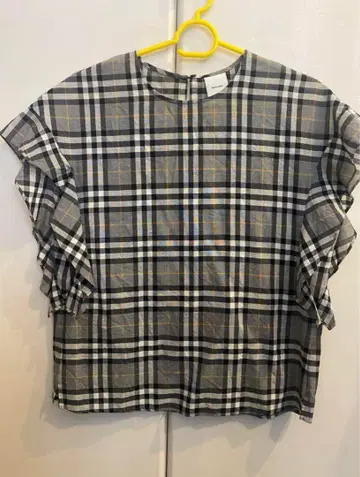Spick & Span 체크 무늬 반팔 셔츠