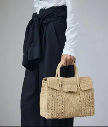 MAISON N.H PARIS DAHLIA MINI BAG 라피아 백