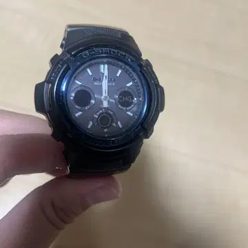 G-Shock 아날로그 디지털 시계 블랙