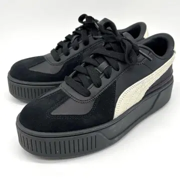 새상품급 PUMA 푸마 Karmen 카르멘 T2 통굽 스니커즈 23.5