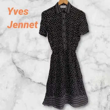 Yves Jennet 이브 제넷 셔츠 원피스 원피스 블랙