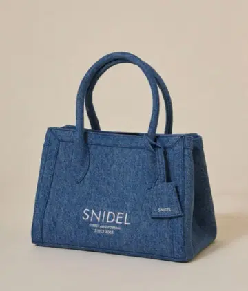 SNIDEL 데님 토트백
