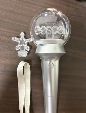 aespa 응원봉 실버 윈터 엠블럼 포함
