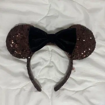 미니 귀 머리띠 브라운