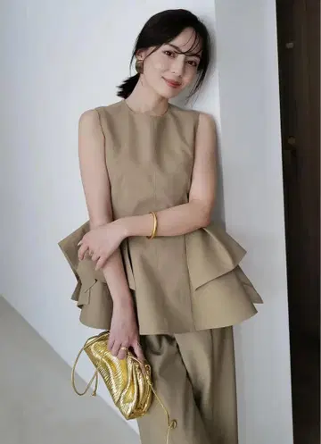 anuans 셋업 BEIGE S 사이즈