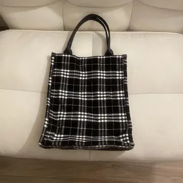 BEAUTY&YOUTH united arrows A4 체크 무늬 토트백