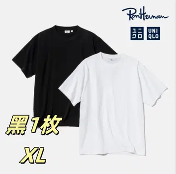 Ron Herman 유니클로 블랙 티셔츠 XL 사이즈