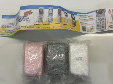 추억의 피처폰 마스코트 핑크 블랙 화이트