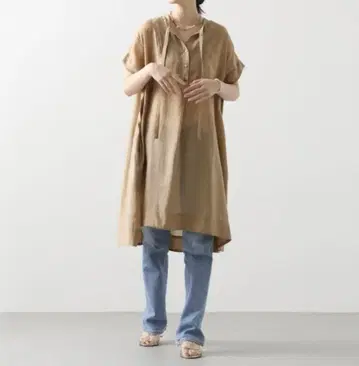 ACUTA 아쿠타 텐셀 모달 브로드 태국 튜닉 원피스