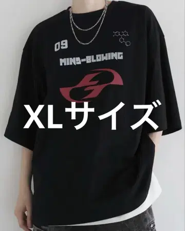 LILL 루즈 실루엣 빈티지풍 반팔 게임 티셔츠