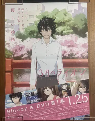 3월의 라이온 매장 판매 촉진 포스터 깃털의 바다 치카 B2