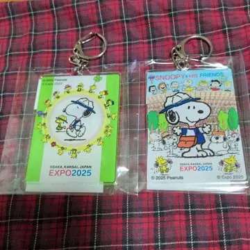 간사이 엑스포 EXPO2025 스누피 SNOOPY 콜라보 키링